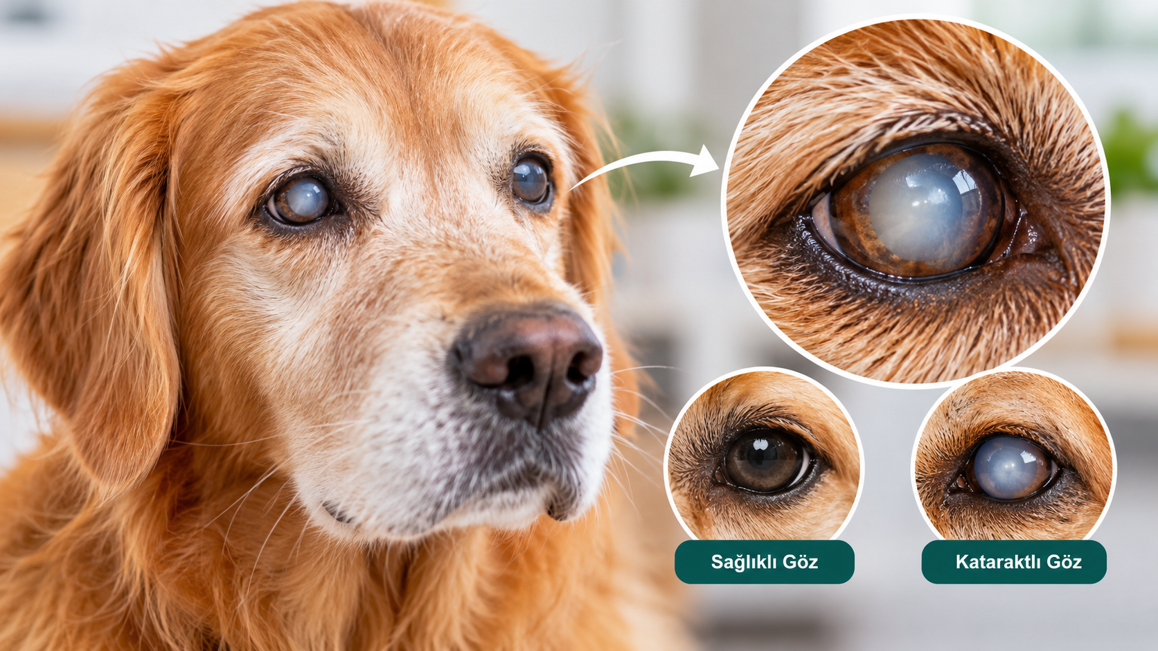 Köpeklerde Katarakt Neden Olur, Nasıl Anlaşılır?