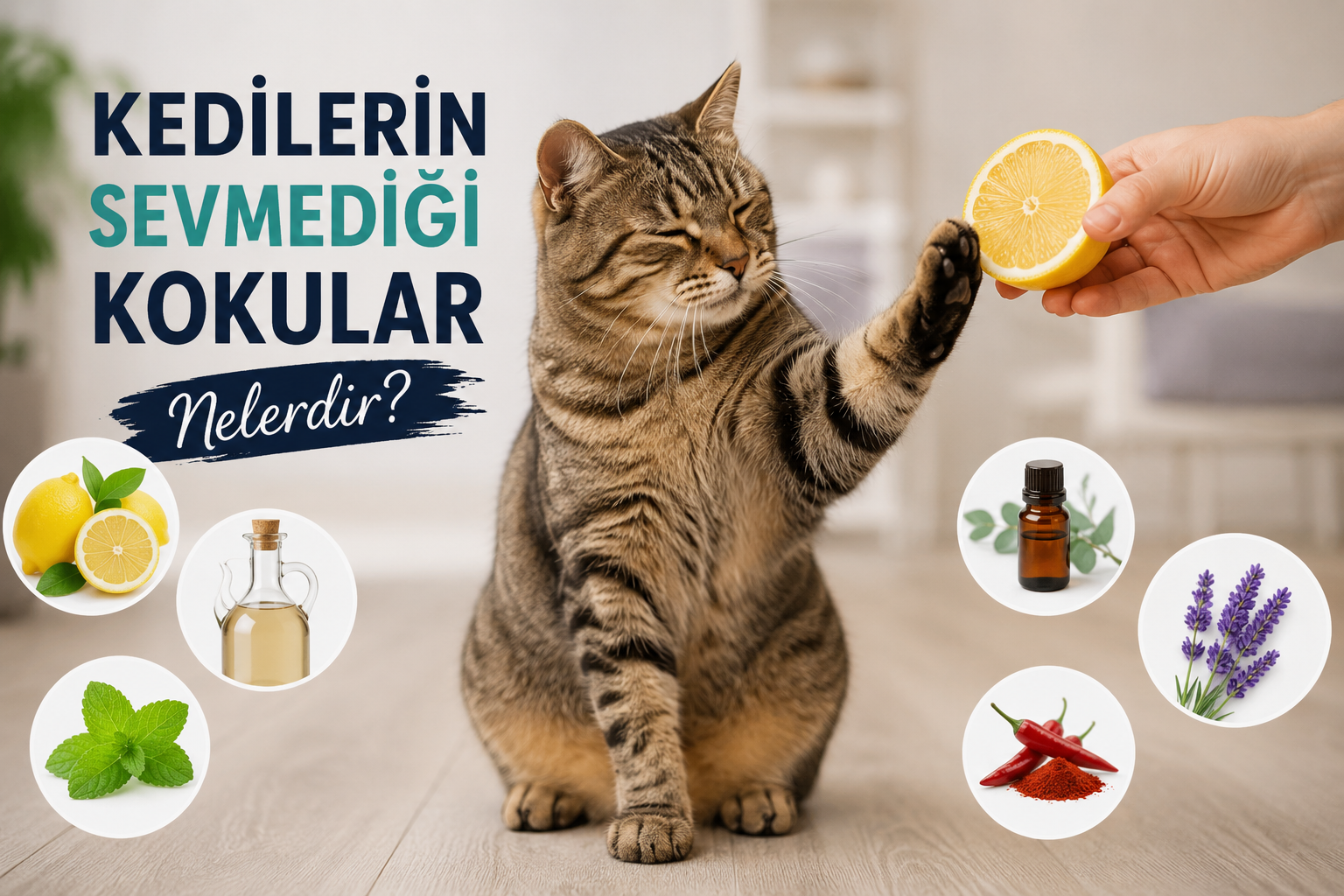 Kedilerin Sevmediği Kokular Nelerdir?