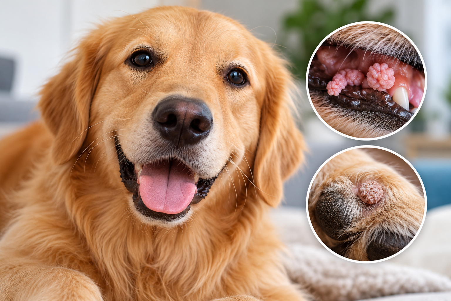 Köpeklerde Siğil Neden Olur, Nasıl Tedavi Edilir?