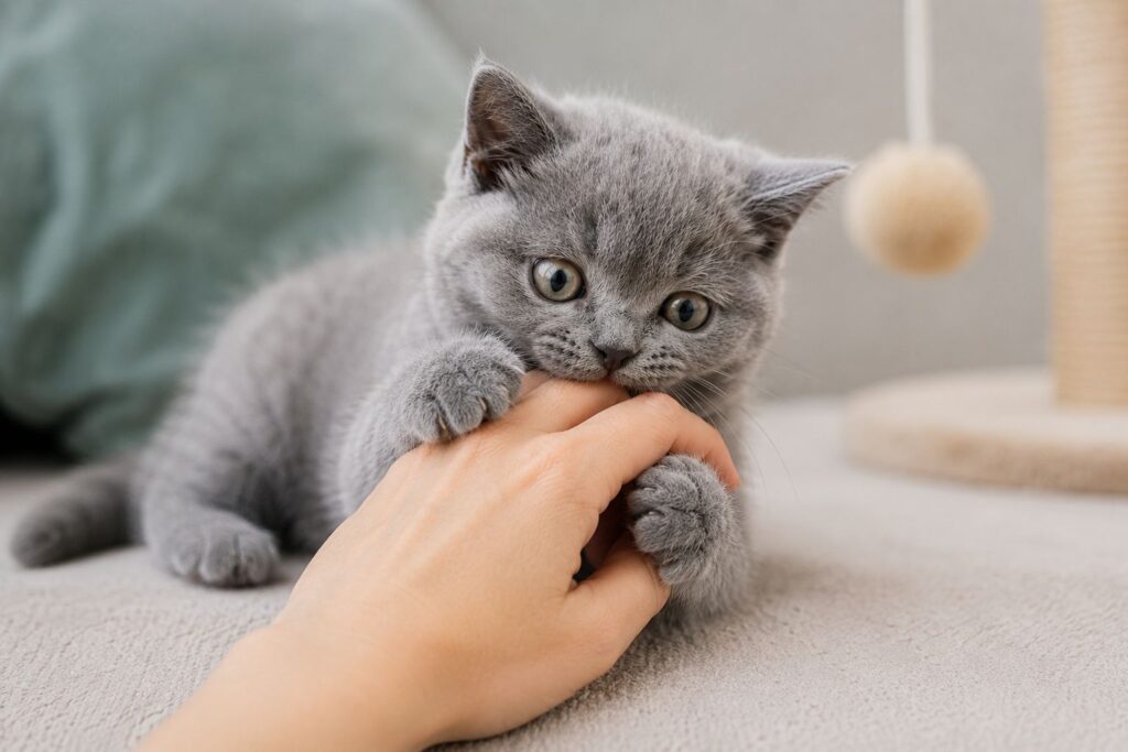 British shorthair ısırma neden olur