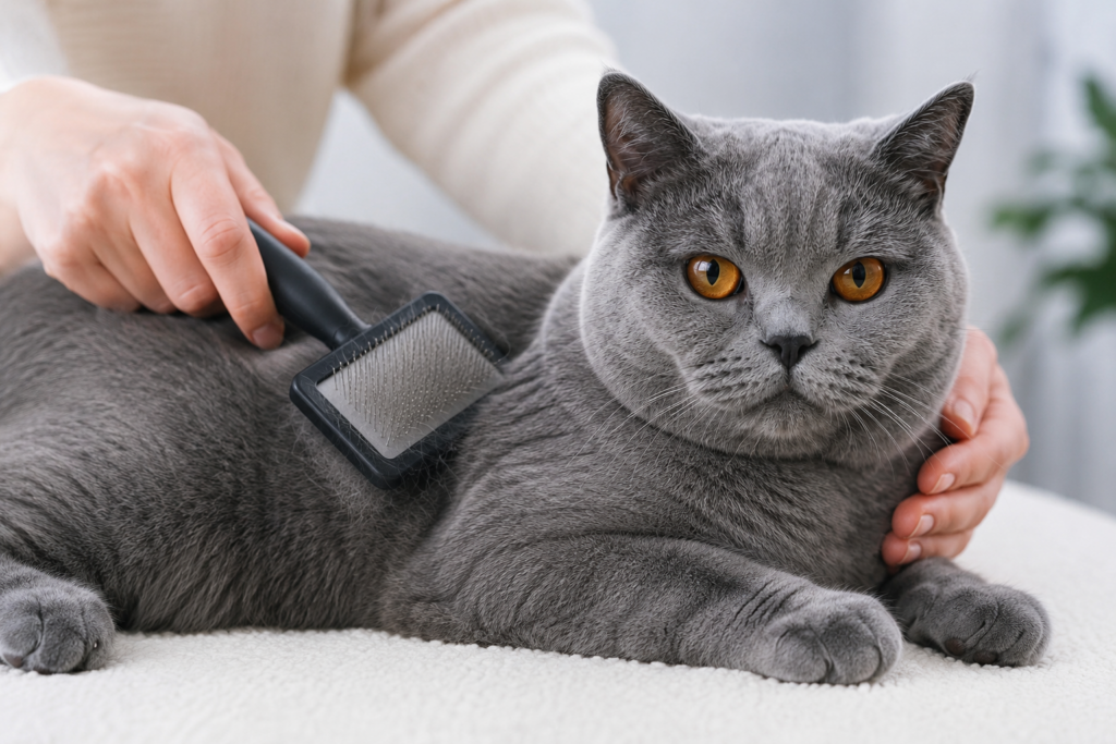 British shorthair tüy bakımı