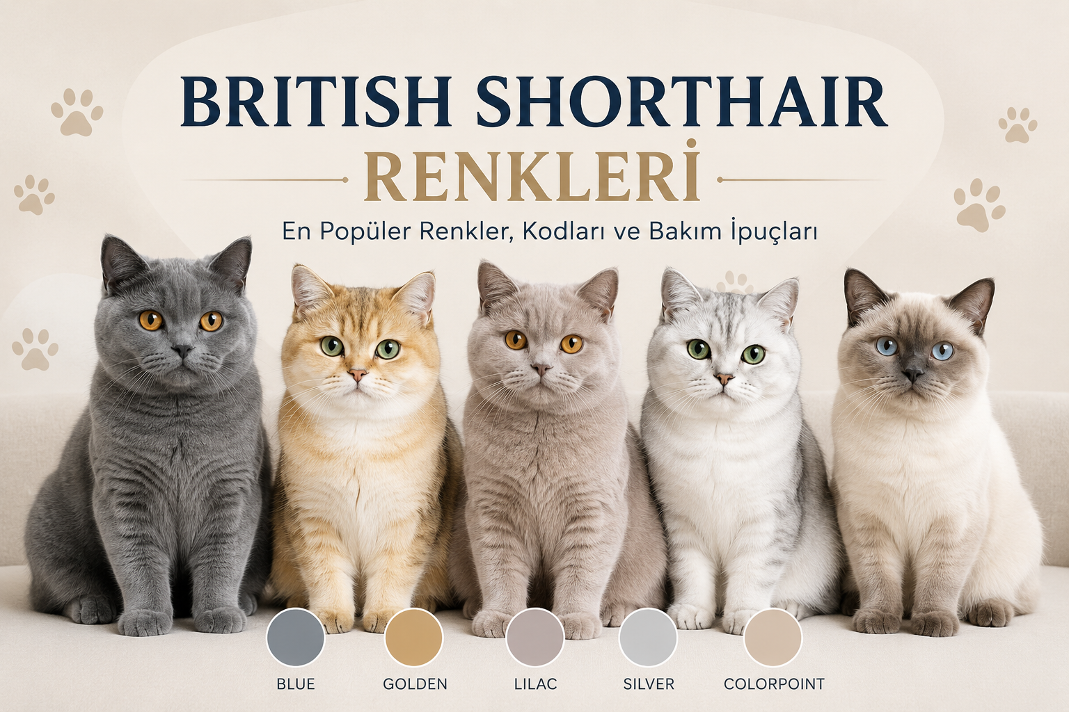 British Shorthair Renkleri