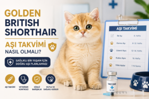 Golden british shorthair aşıları