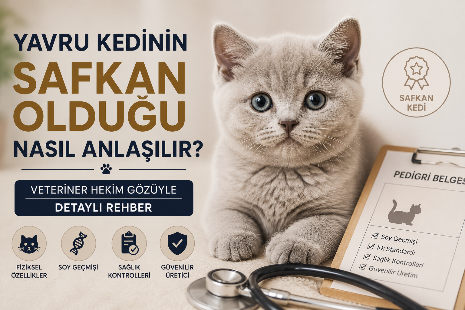 Safkan Yavru Kedi Nasıl Anlaşılır?