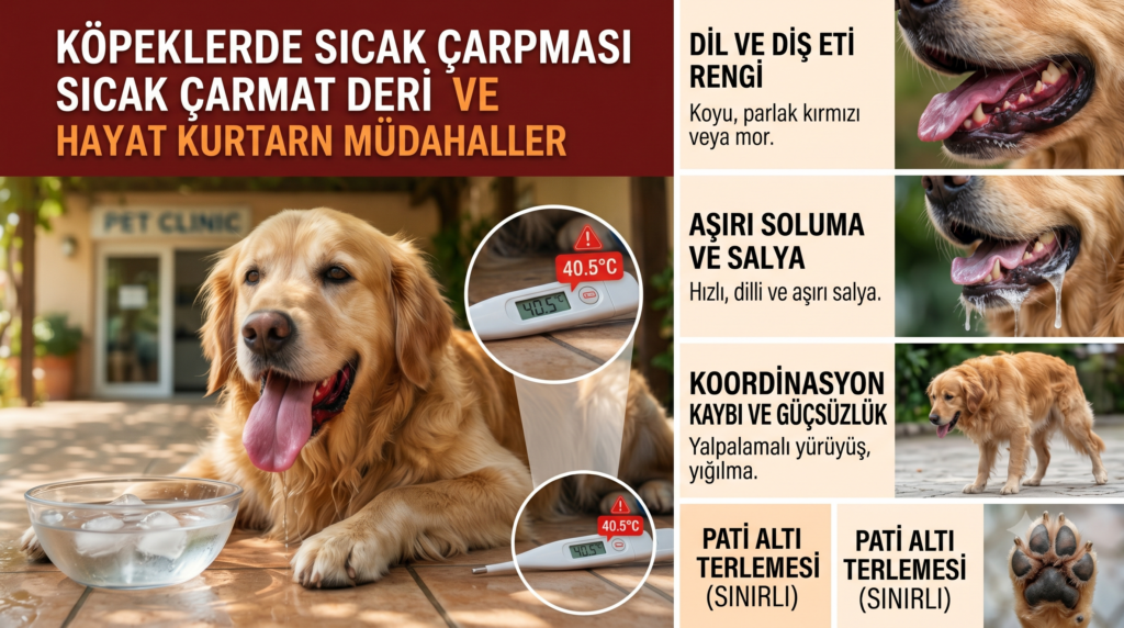 köpeklerde sıcak çarpması