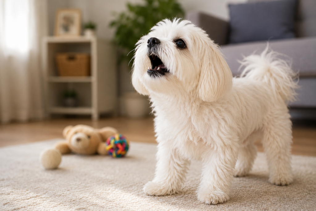 maltese terrier havlaması