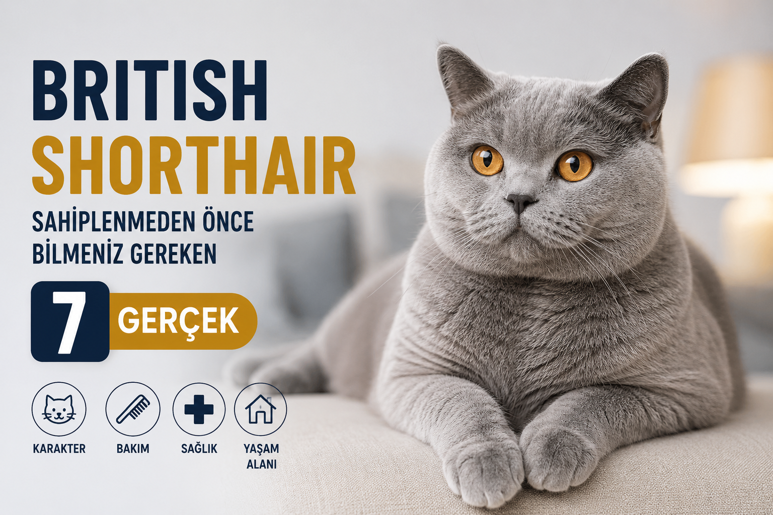 British Shorthair Sahiplenme Öncesi Bilmeniz Gerek...