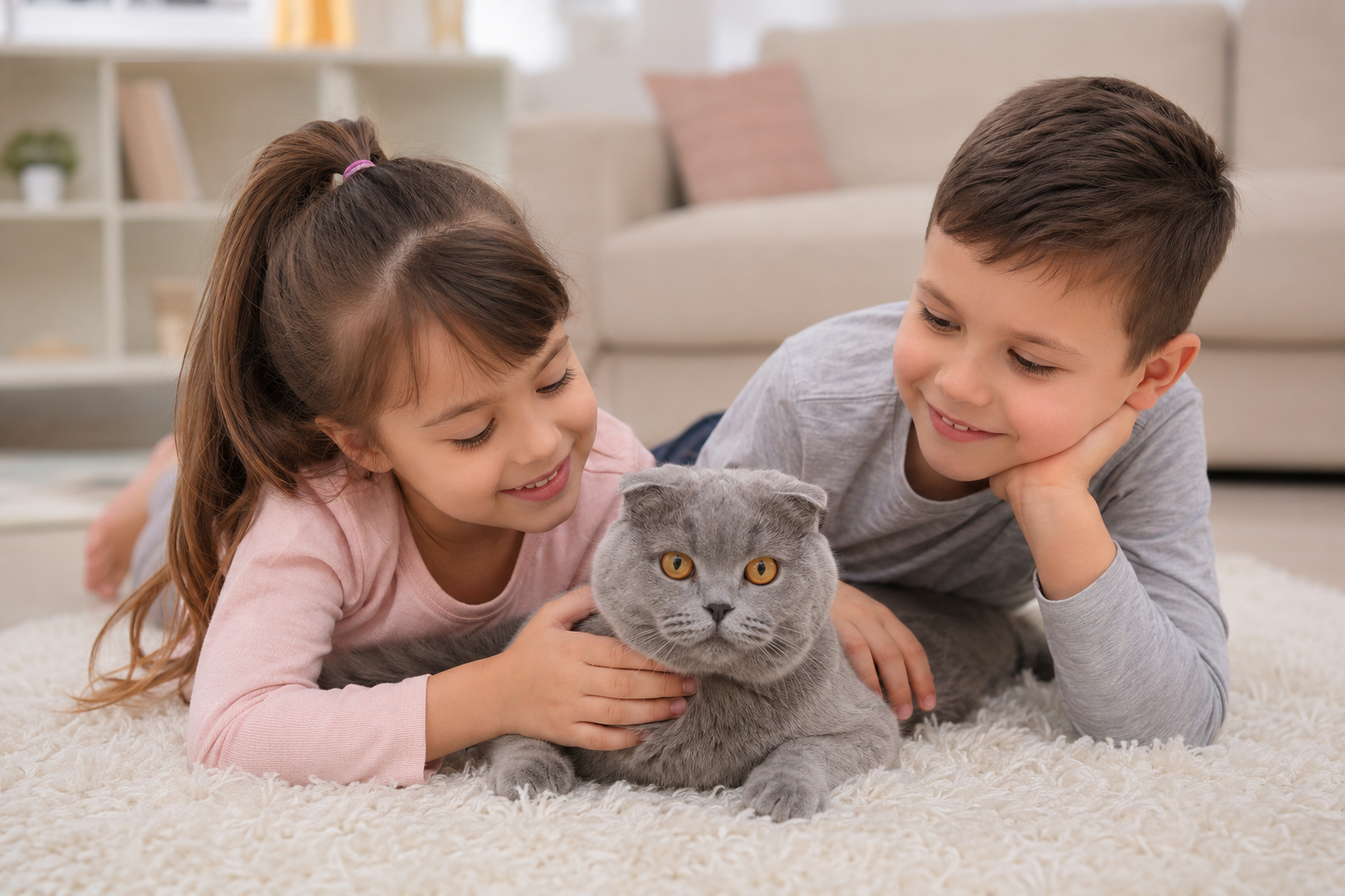 Scottish Fold Çocuklarla Anlaşır Mı?
