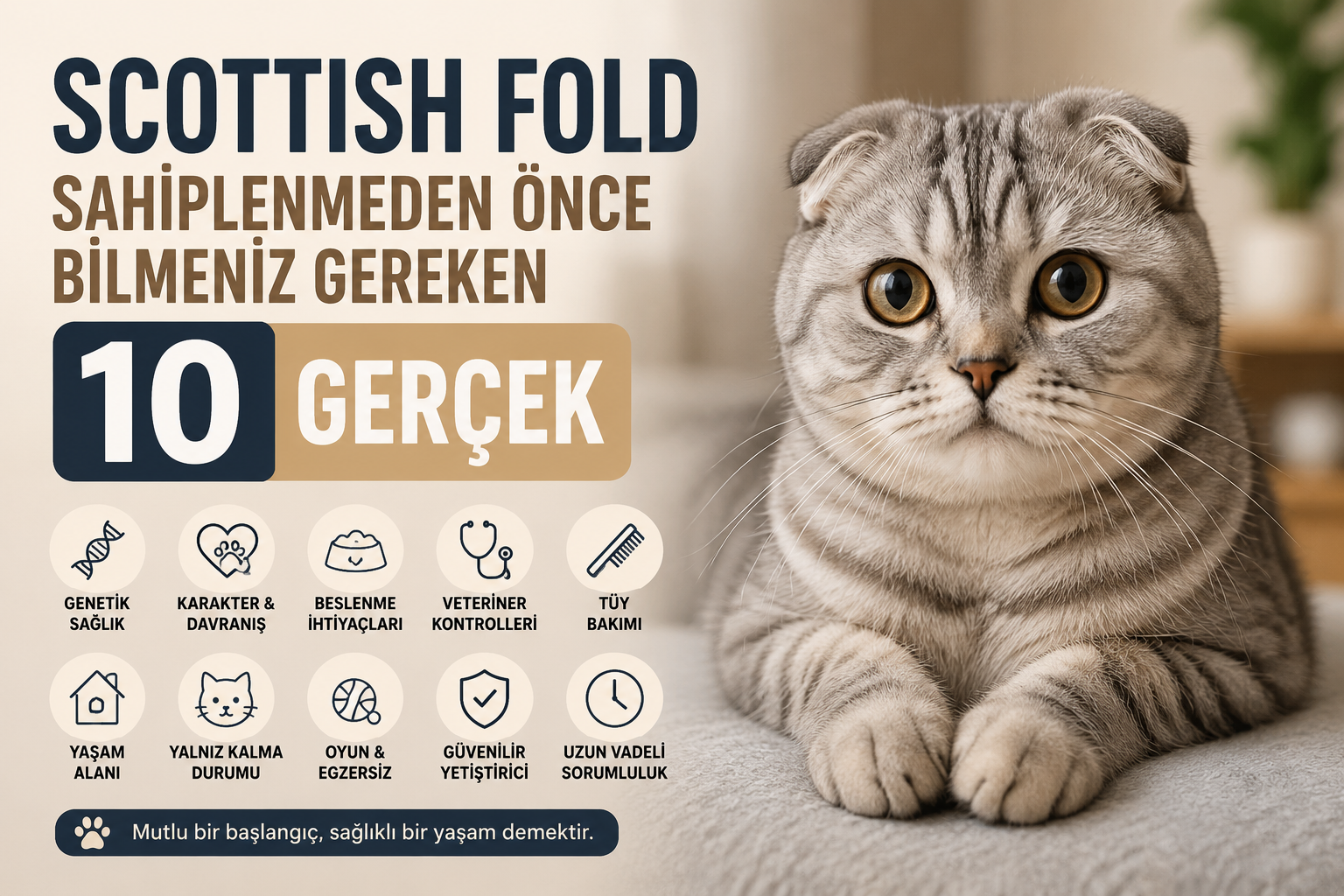 Scottish Fold Sahiplenmeden Önce Bilmeniz Gereken ...