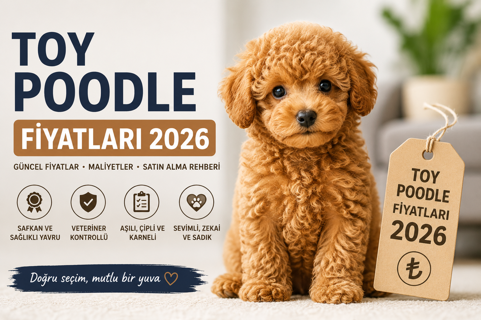 Toy Poodle Fiyatları 2026: Fiyatı Etkileyen Faktör...
