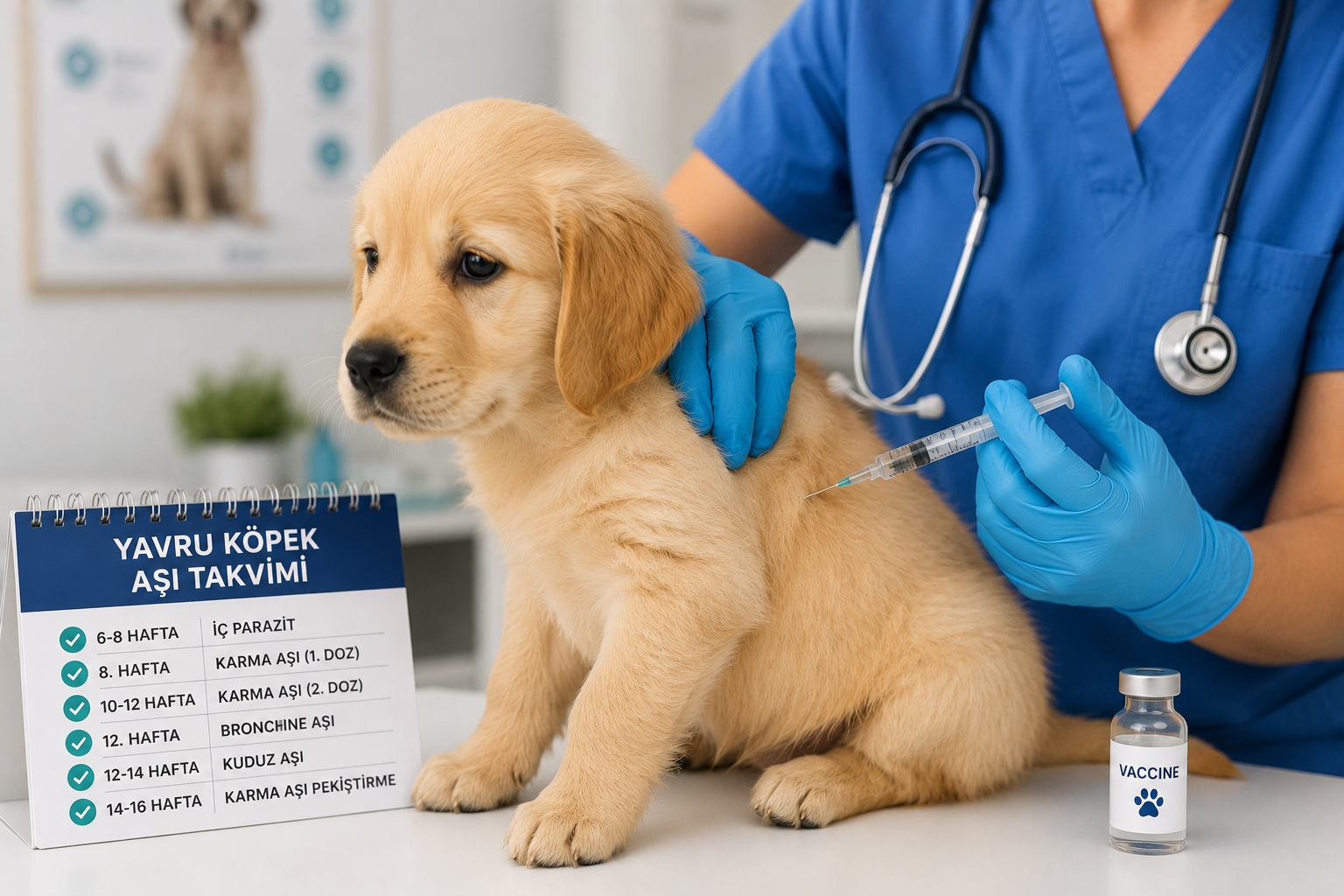 Yavru Köpek Aşı Takvimi: Hangi Aşı Ne Zaman Yapılı...