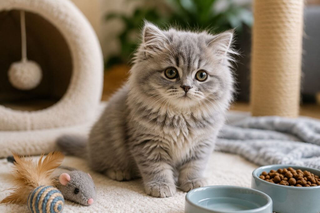 British longhair Yavru bakımı
