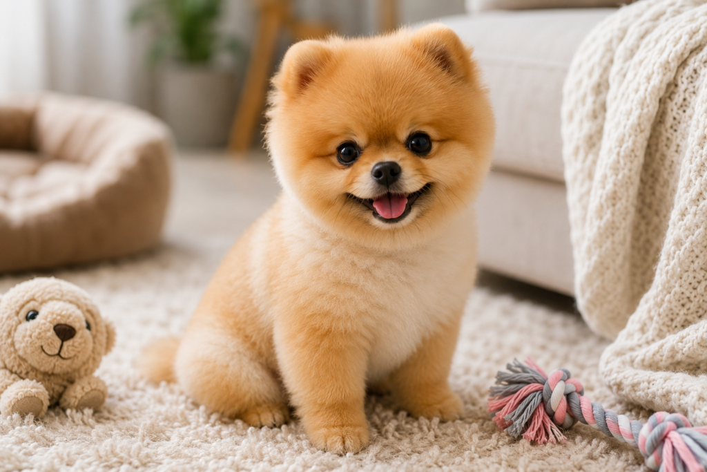 Pomeranian Boo Sahiplenirken