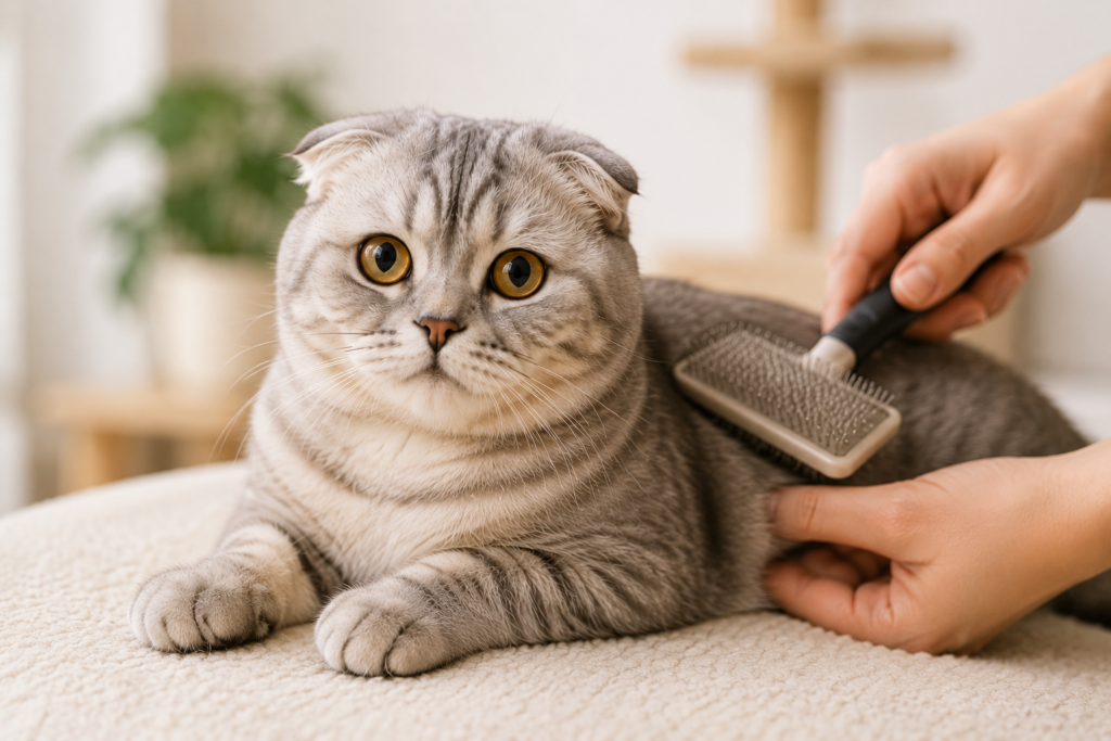 Scottish Fold bakımı