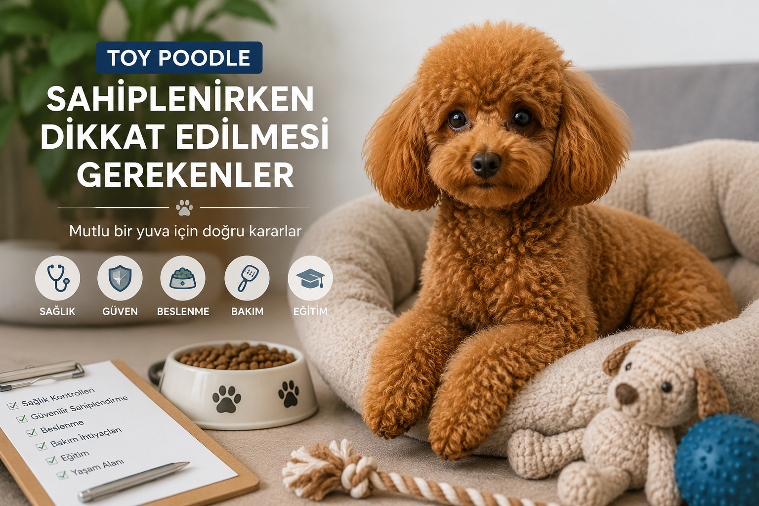 Toy Poodle Sahiplenme Sırasında Dikkat Edilmesi Ge...