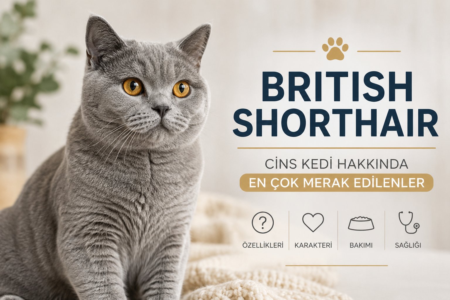 British Shorthair Cins Kedi Hakkında En Çok Merak ...