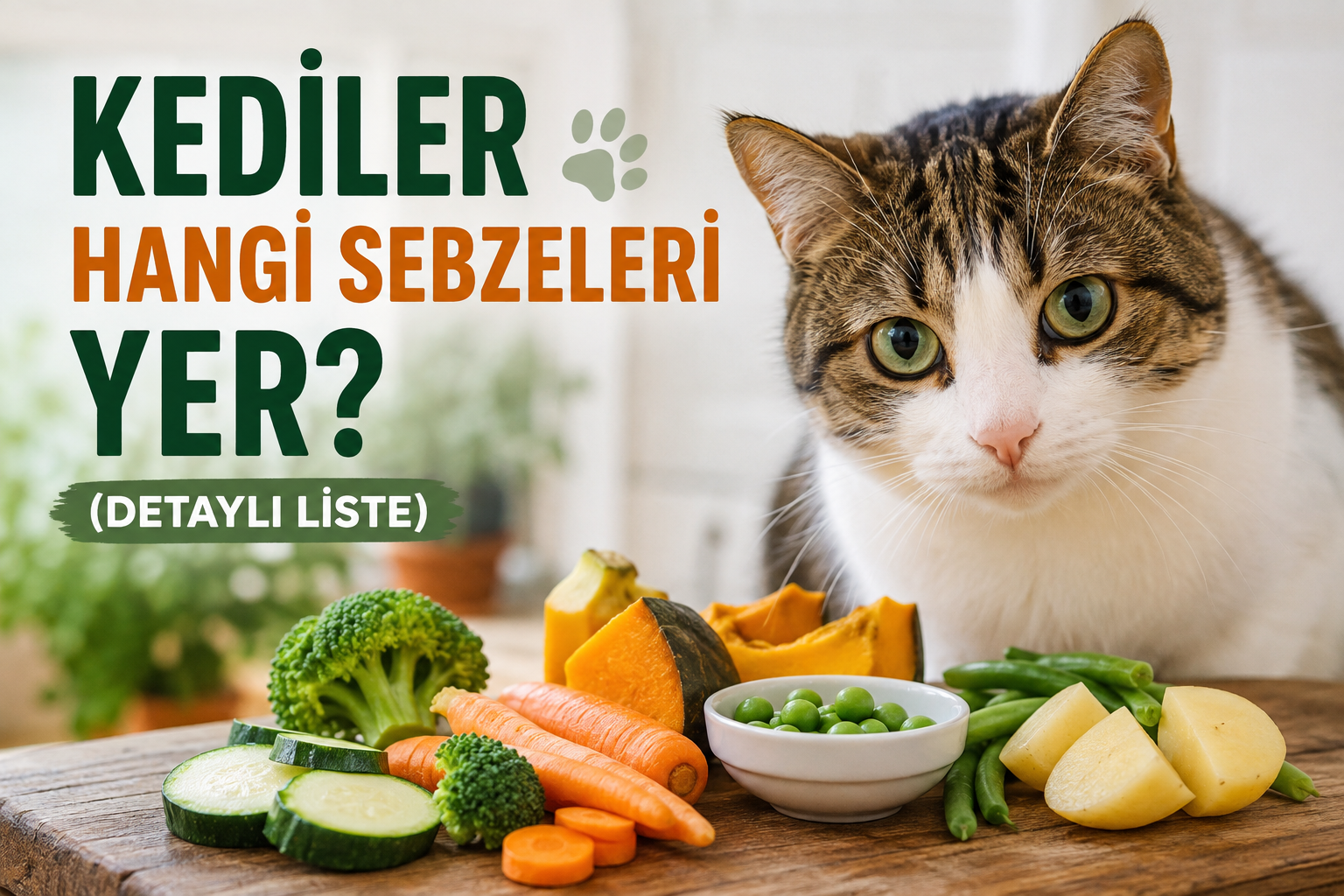 Kediler Hangi Sebzeleri Yer?