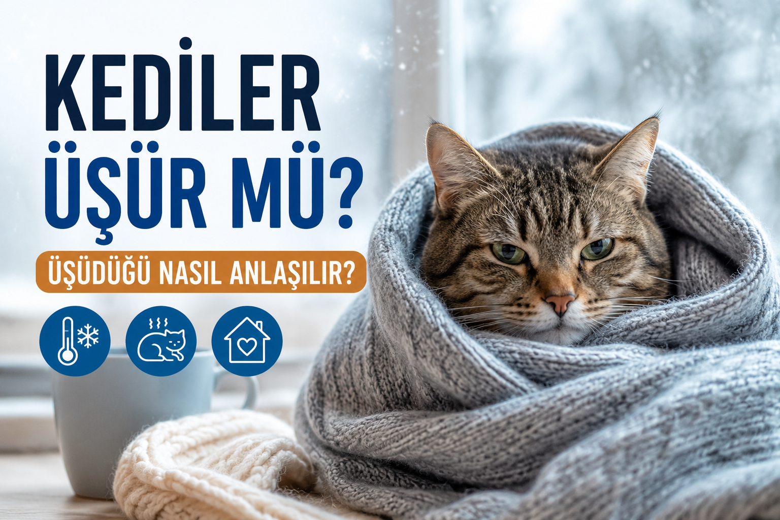 Kediler Üşür mü? Üşüdüğü Nasıl Anlaşılır?