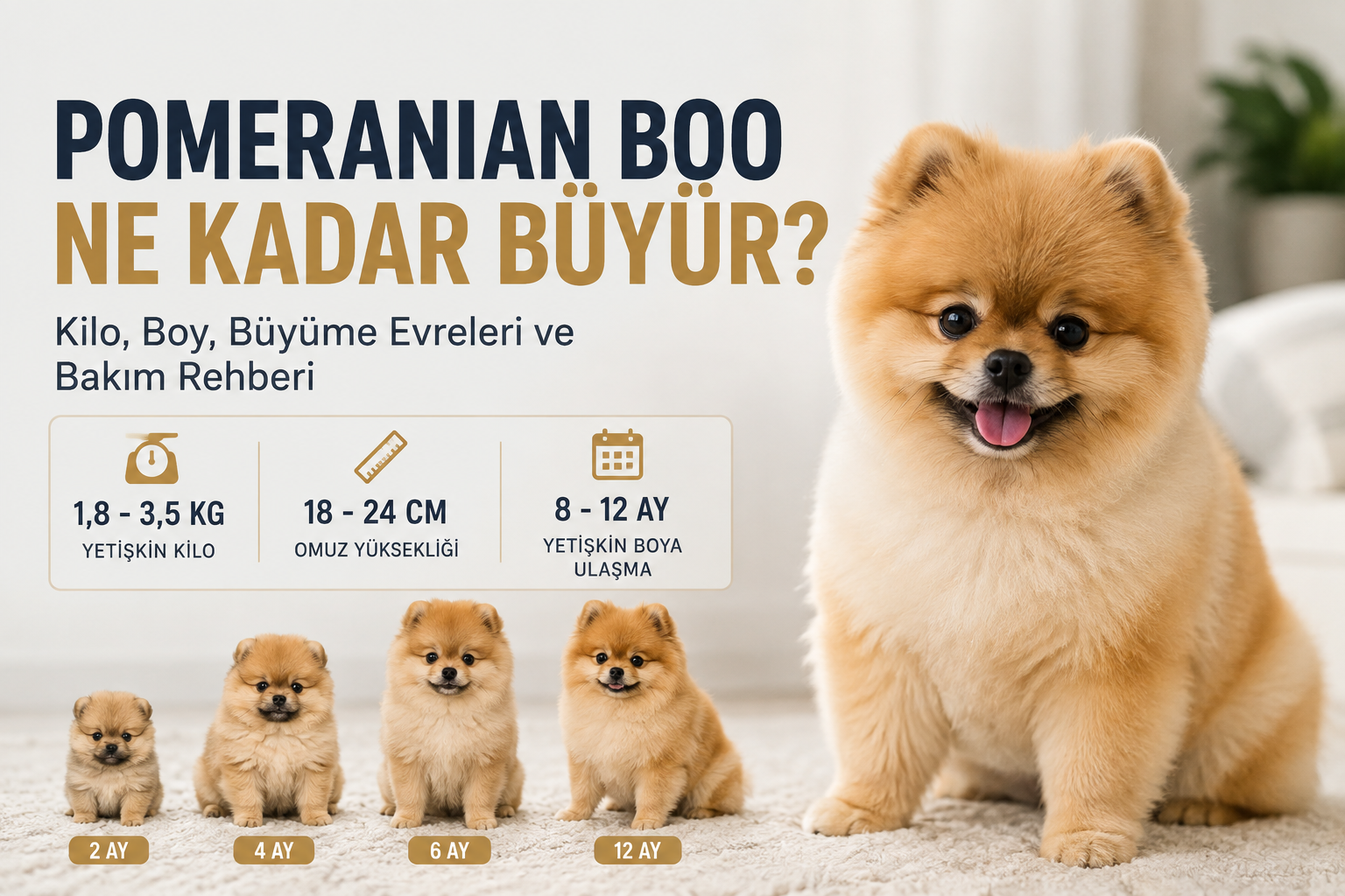 Pomeranian Boo Ne Kadar Büyür?