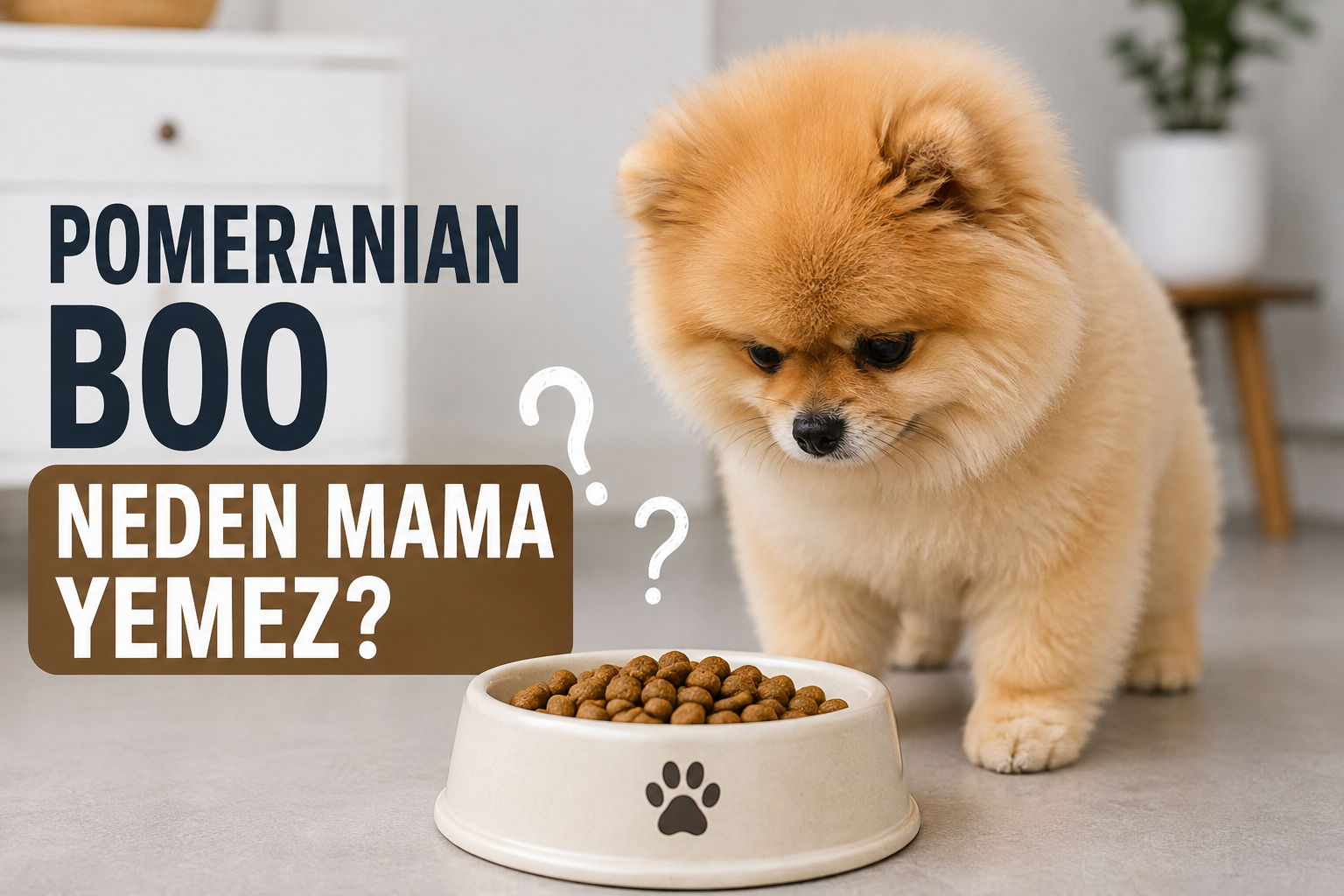 Pomeranian Boo Mama Neden Yemez?