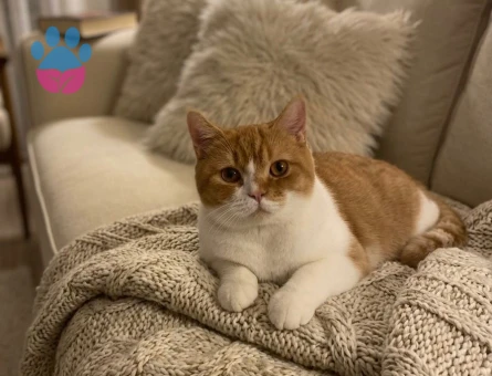 British Shorthair Red Bicolor Erkek