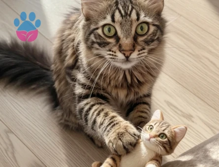 Maine Coon Kırması, 8 Aylık Dişi