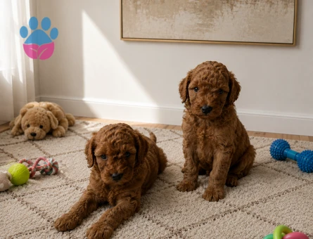 Kore kan poodle yavrular - 6062