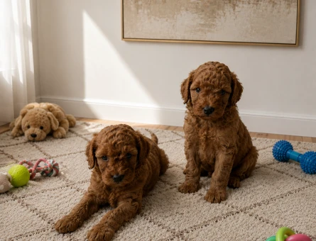 Kore kan poodle yavrular - 6062