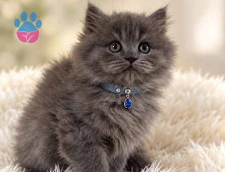 British Longhair Gri Erkek yavrumuz - 9570 - Görsel 2