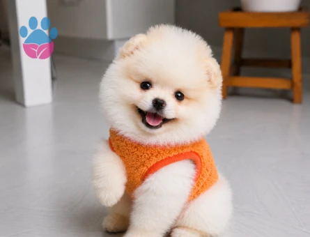 Oyuncu ve Sevecen Pomeranian Boo Yavrusu - 6091