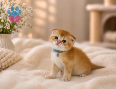 Scottish Fold Golden Sevimli Top kafa Yavrumuz