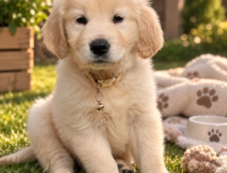 Sevgi Dolu Golden Retriever Yavrumuz Yeni Ailesini Bekliyor - 7750
