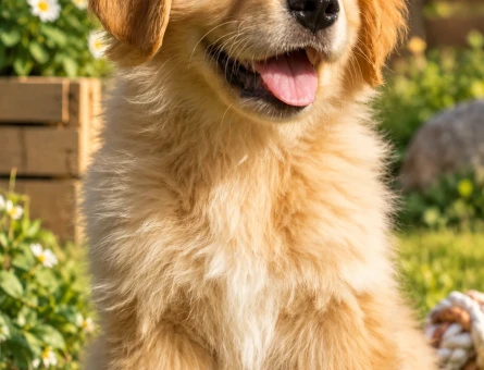 Neşeli ve Sosyal Golden Retriever Yavru - 7752