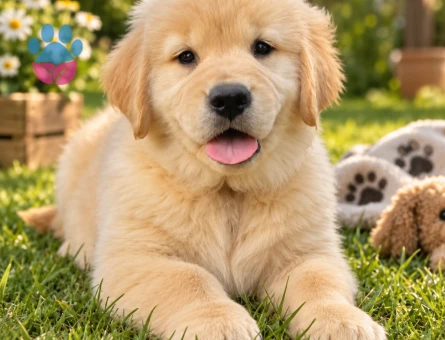 Oyuncu ve Cana Yakın Golden Retriever Yavru - 7755 - Görsel 3