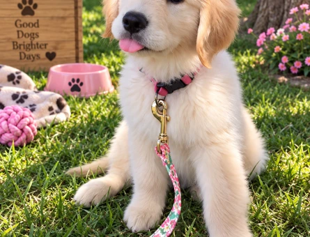 Tatlı ve Meraklı Golden Retriever Yavru - 7765