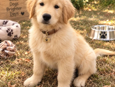 Karakteriyle Kendini Sevdiren Golden Retriever Yavru - 7767