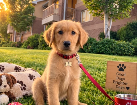 Sevgi Dolu Golden Retriever Yavrumuz Yeni Ailesini Bekliyor - 7781