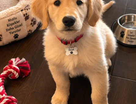 Sevgi Dolu Golden Retriever Yavrumuz Yeni Ailesini Arıyor - 7785