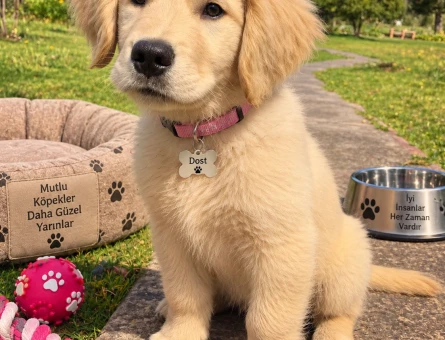 Oyuncu ve Sevecen Golden Retriever Yavrumuz - 7787