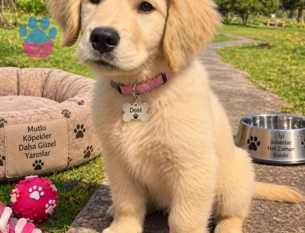 Oyuncu ve Sevecen Golden Retriever Yavrumuz - 7787 - Görsel 3