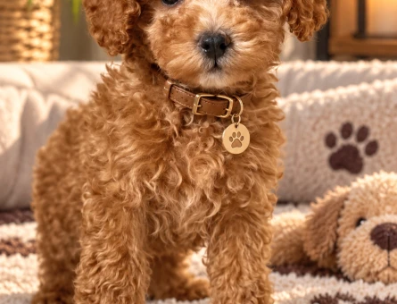 Teddy Bear Görünümlü Sevimli Poodle Yavrusu - 7836