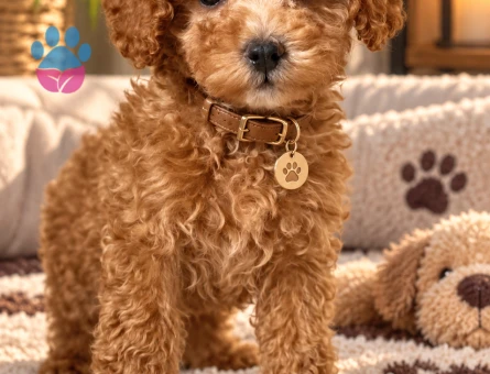 Teddy Bear Görünümlü Sevimli Poodle Yavrusu - 7836 - Görsel 3