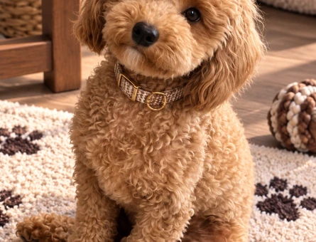 Minik Burnu ve Pofuduk Tüyleriyle Poodle Yavrusu - 7842