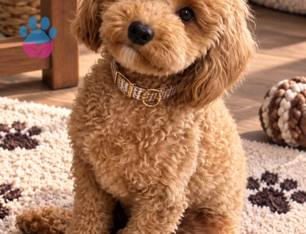 Minik Burnu ve Pofuduk Tüyleriyle Poodle Yavrusu - 7842 - Görsel 3
