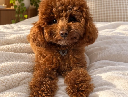 Sevimliliğiyle Kalbinizi Çalacak 2 Aylık Toy Poodle - 7855