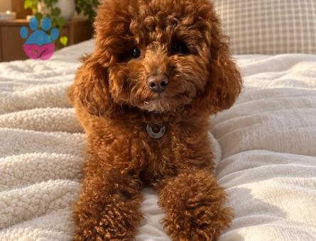 Sevimliliğiyle Kalbinizi Çalacak 2 Aylık Toy Poodle - 7855 - Görsel 3