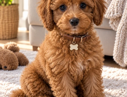 Kıvırcık Tüylerin Ardındaki Tatlı Yüz Poodle - 7862