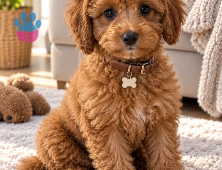 Kıvırcık Tüylerin Ardındaki Tatlı Yüz Poodle - 7862 - Görsel 3