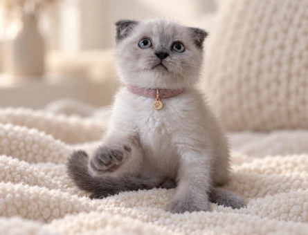 Scottish Fold Blue Point Dişi Yavrumuz - 7925