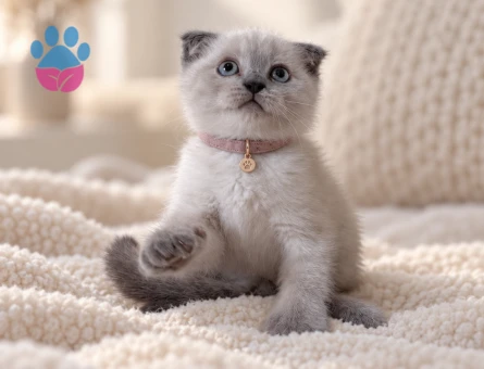Scottish Fold Blue Point Dişi Yavrumuz - 7925 - Görsel 3